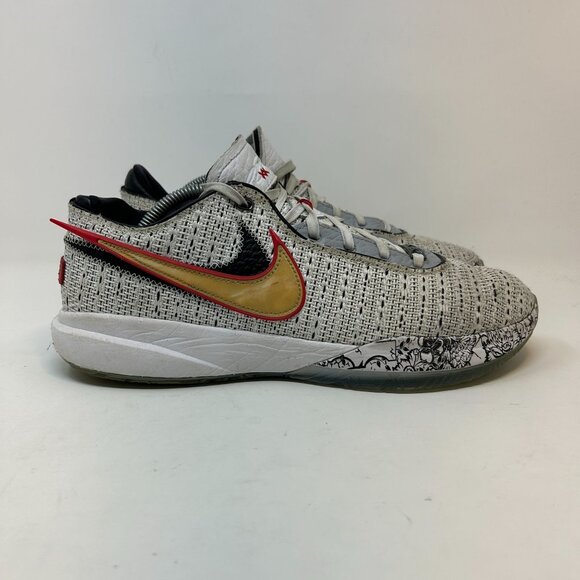 Nike Lebron 20 XX The Debut White Gold DJ5423-100 Basketball Shoes Mens 11 - Picture 3 of 11